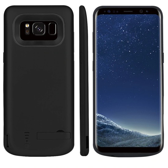 Husa pentru Samsung Galaxy S8 cu Baterie de 5000mAh - Techsuit Power Pro - Black