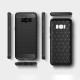 Husa pentru Samsung Galaxy S8 Plus - Techsuit Carbon Silicone - Black