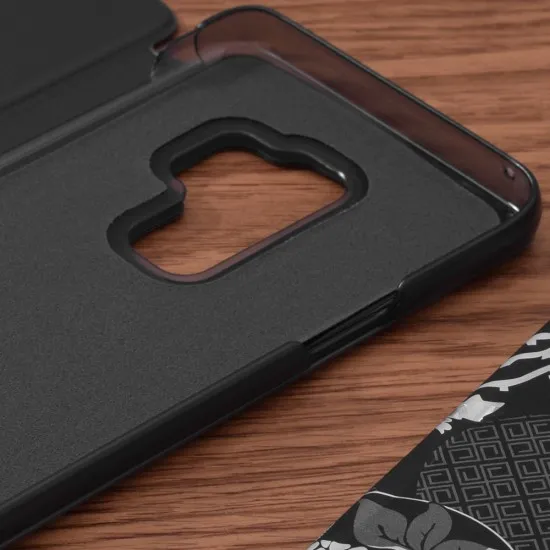 Husa pentru Samsung Galaxy S9 Plus - Techsuit eFold Series - Black Husa pentru Samsung Galaxy S9 Plus - Techsuit eFold Series - Black