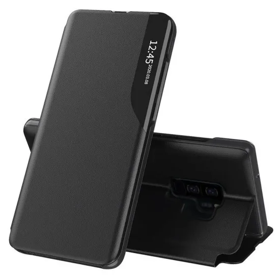 Husa pentru Samsung Galaxy S9 Plus - Techsuit eFold Series - Black Husa pentru Samsung Galaxy S9 Plus - Techsuit eFold Series - Black