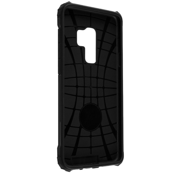 Husa pentru Samsung Galaxy S9 Plus - Techsuit Hybrid Armor - Black