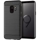 Husa pentru Samsung Galaxy S9 - Techsuit Carbon Silicone - Black