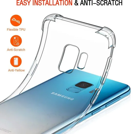 Husa pentru Samsung Galaxy S9 - Techsuit Shockproof Clear Silicone - Clear Husa pentru Samsung Galaxy S9 - Techsuit Shockproof Clear Silicone - Clear