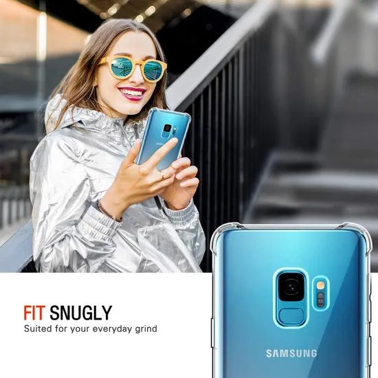 Husa pentru Samsung Galaxy S9 - Techsuit Shockproof Clear Silicone - Clear Husa pentru Samsung Galaxy S9 - Techsuit Shockproof Clear Silicone - Clear