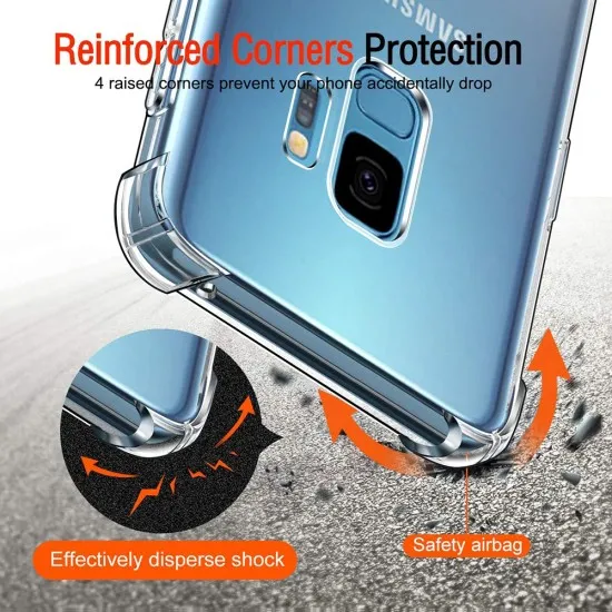 Husa pentru Samsung Galaxy S9 - Techsuit Shockproof Clear Silicone - Clear Husa pentru Samsung Galaxy S9 - Techsuit Shockproof Clear Silicone - Clear