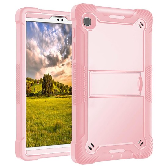 Husa pentru Samsung Galaxy Tab A7 10.4 (2020 / 2022) + Folie - Techsuit Rugged TabShell - Rose Gold Husa pentru Samsung Galaxy Tab A7 10.4 (2020 / 2022) + Folie - Techsuit Rugged TabShell - Rose Gold