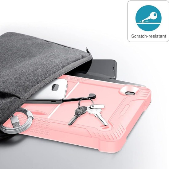 Husa pentru Samsung Galaxy Tab A7 10.4 (2020 / 2022) + Folie - Techsuit Rugged TabShell - Rose Gold Husa pentru Samsung Galaxy Tab A7 10.4 (2020 / 2022) + Folie - Techsuit Rugged TabShell - Rose Gold