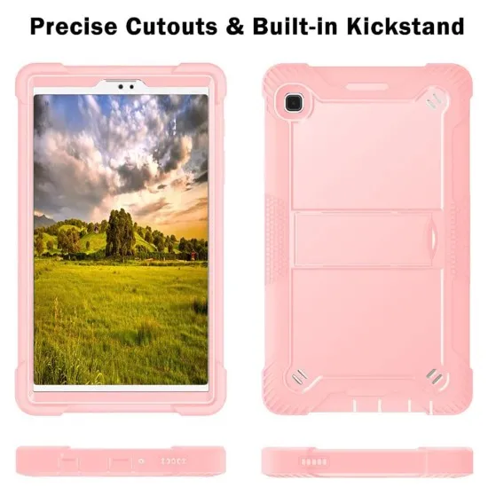 Husa pentru Samsung Galaxy Tab A7 10.4 (2020 / 2022) + Folie - Techsuit Rugged TabShell - Rose Gold Husa pentru Samsung Galaxy Tab A7 10.4 (2020 / 2022) + Folie - Techsuit Rugged TabShell - Rose Gold