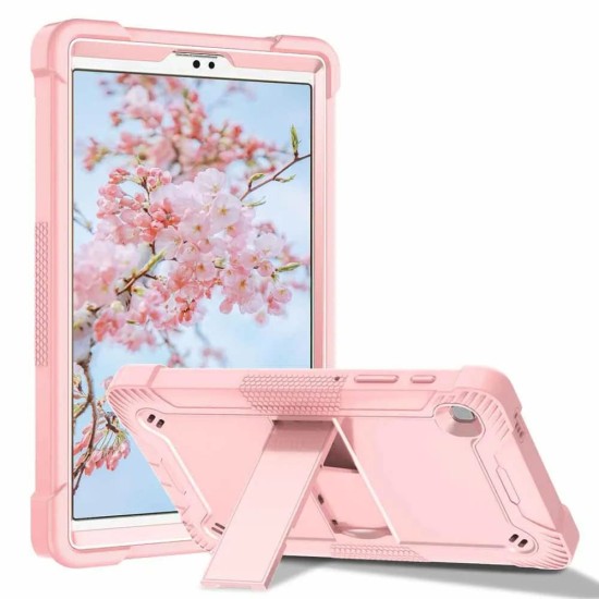 Husa pentru Samsung Galaxy Tab A7 Lite 8.7 inch T220/T225 2021 + Folie - Techsuit Rugged TabShell - Rose Gold