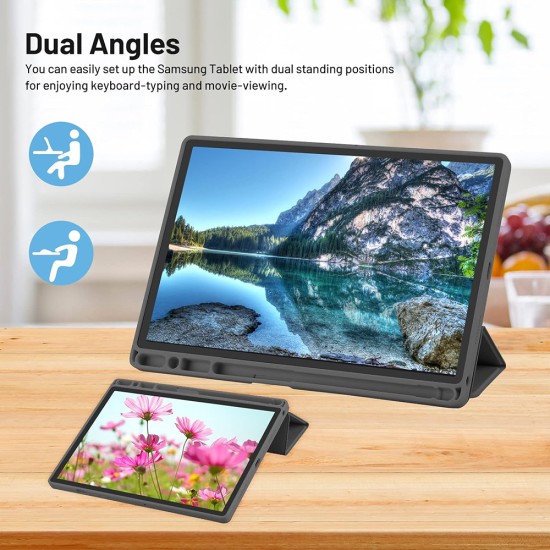 Husa pentru Samsung Galaxy Tab A8 10.5 (2021) - Techsuit Flex Trifold - Black Husa pentru Samsung Galaxy Tab A8 10.5 (2021) - Techsuit Flex Trifold - Black