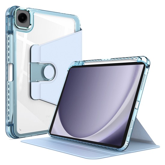 Husa pentru Samsung Galaxy Tab A9 - Techsuit Crystal Vision - Bleu Husa pentru Samsung Galaxy Tab A9 - Techsuit Crystal Vision - Bleu