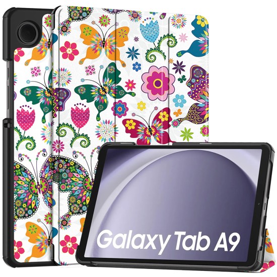 Husa pentru Samsung Galaxy Tab A9 - Techsuit FoldPro - Butterfly Husa pentru Samsung Galaxy Tab A9 - Techsuit FoldPro - Butterfly