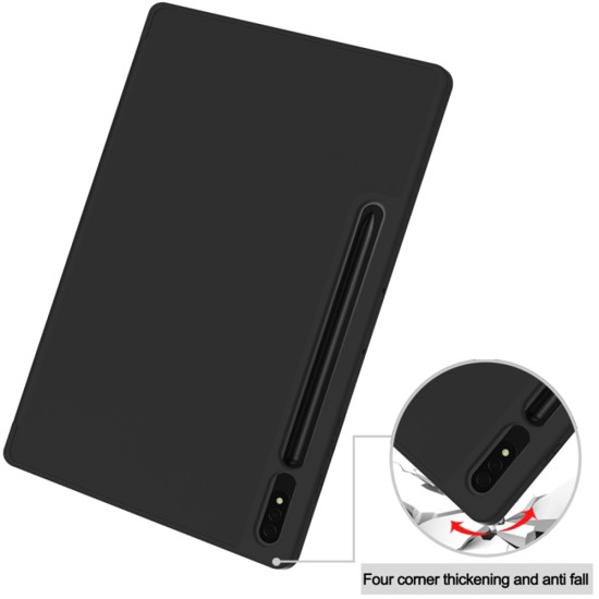 Husa pentru Samsung Galaxy Tab S7 / S8 - Techsuit Flex Trifold - Black