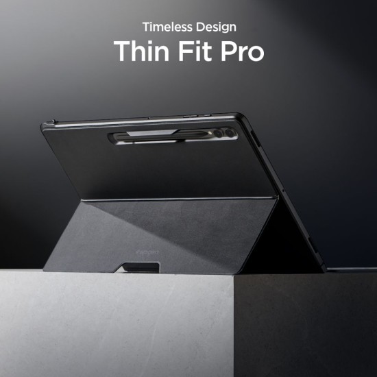 Husa pentru Samsung Galaxy Tab S8 Ultra / S9 Ultra - Spigen Thin Fit Pro - Black