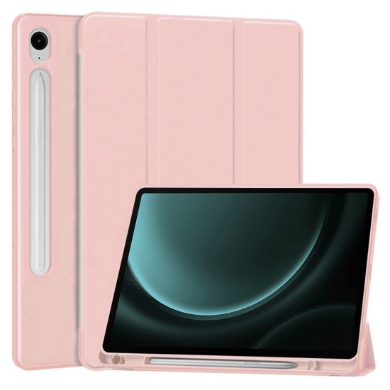 Husa pentru Samsung Galaxy Tab S9 FE - Techsuit Flex Trifold - Pink