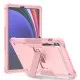 Husa pentru Samsung Galaxy Tab S9 Plus + Folie - Techsuit Rugged TabShell - Rose Gold Husa pentru Samsung Galaxy Tab S9 Plus + Folie - Techsuit Rugged TabShell - Rose Gold