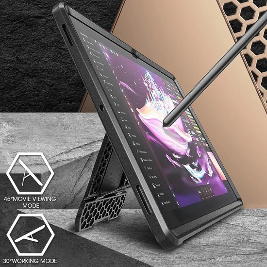 Husa pentru Samsung Galaxy Tab S9 Ultra - Supcase Unicorn Beetle Pro - Black