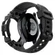 Husa pentru Samsung Galaxy Watch7 44mm + Curea - Spigen Rugged Armor Pro - Black Husa pentru Samsung Galaxy Watch7 44mm + Curea - Spigen Rugged Armor Pro - Black