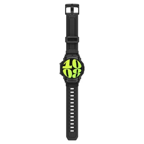 Husa pentru Samsung Galaxy Watch7 44mm + Curea - Spigen Rugged Armor Pro - Black Husa pentru Samsung Galaxy Watch7 44mm + Curea - Spigen Rugged Armor Pro - Black