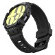 Husa pentru Samsung Galaxy Watch7 44mm + Curea - Spigen Rugged Armor Pro - Black