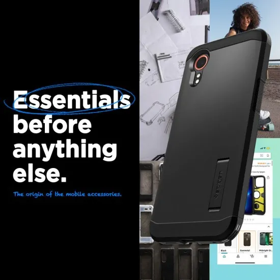 Husa pentru Samsung Galaxy Xcover7 - Spigen Tough Armor - Black