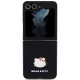 Husa pentru Samsung Galaxy Z Flip5 - Hello Kitty Hardcase IML Metal Logo Kitty Head (HKHCZF5PGHDLMK) - Black