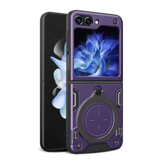 Husa pentru Samsung Galaxy Z Flip5 - Techsuit CamGuard Pro - Purple Husa pentru Samsung Galaxy Z Flip5 - Techsuit CamGuard Pro - Purple