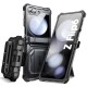 Husa pentru Samsung Galaxy Z Flip6 + Folie - I-Blason Armorbox - Black