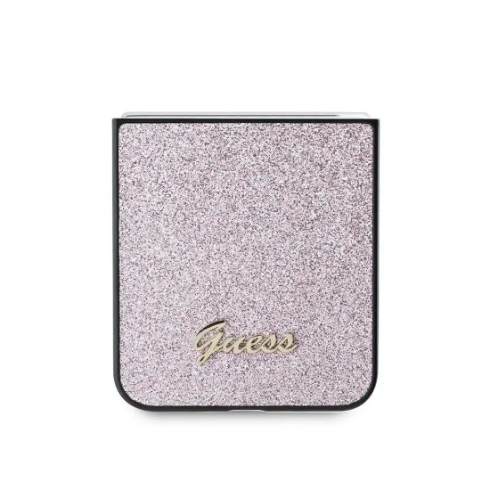 Husa pentru Samsung Galaxy Z Flip6 - Guess Glitter Script (GUHCZF6HGGSHP) - Pink Husa pentru Samsung Galaxy Z Flip6 - Guess Glitter Script (GUHCZF6HGGSHP) - Pink