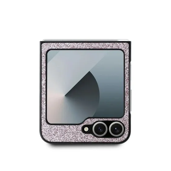 Husa pentru Samsung Galaxy Z Flip6 - Guess Glitter Script (GUHCZF6HGGSHP) - Pink Husa pentru Samsung Galaxy Z Flip6 - Guess Glitter Script (GUHCZF6HGGSHP) - Pink