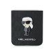 Husa pentru Samsung Galaxy Z Flip6 - Karl Lagerfeld Saffiano (KLHCZF6SAPKINPK) - Monogram Ikonik