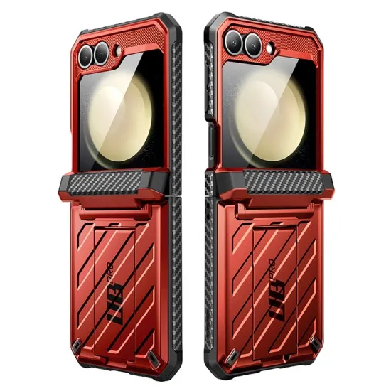 Husa pentru Samsung Galaxy Z Flip6 - Supcase Unicorn Beetle Pro - Ruddy Husa pentru Samsung Galaxy Z Flip6 - Supcase Unicorn Beetle Pro - Ruddy