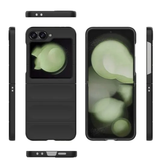 Husa pentru Samsung Galaxy Z Flip6 - Techsuit Magic Shield - Black Husa pentru Samsung Galaxy Z Flip6 - Techsuit Magic Shield - Black