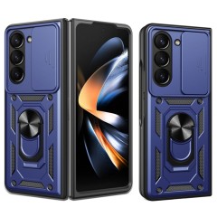 Husa pentru Samsung Galaxy Z Fold5 - Techsuit CamShield Series - Blue Husa pentru Samsung Galaxy Z Fold5 - Techsuit CamShield Series - Blue