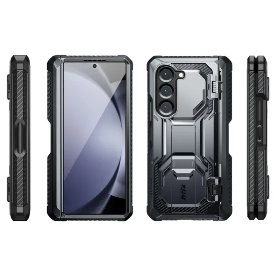 Husa pentru Samsung Galaxy Z Fold6 + Folie - I-Blason Armorbox - Black Husa pentru Samsung Galaxy Z Fold6 + Folie - I-Blason Armorbox - Black