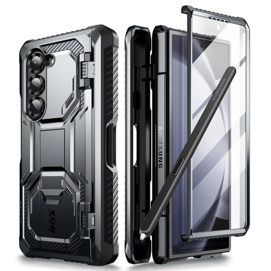 Husa pentru Samsung Galaxy Z Fold6 + Folie - I-Blason Armorbox - Black