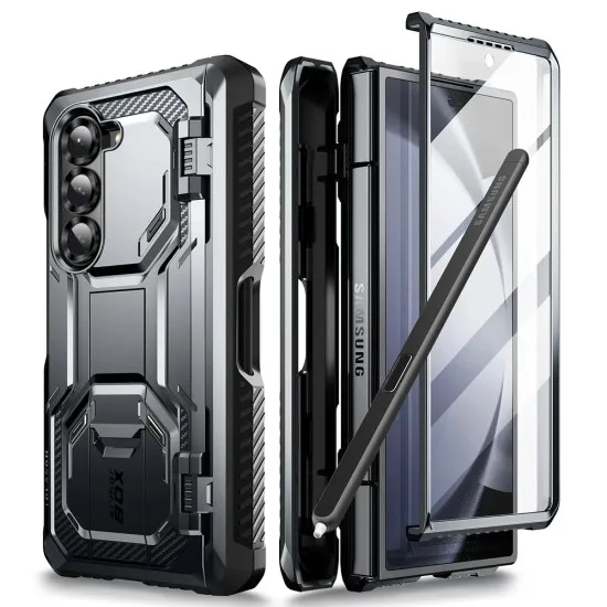 Husa pentru Samsung Galaxy Z Fold6 + Folie - I-Blason Armorbox - Black Husa pentru Samsung Galaxy Z Fold6 + Folie - I-Blason Armorbox - Black