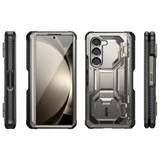 Husa pentru Samsung Galaxy Z Fold6 + Folie - I-Blason Armorbox - Titan Gray