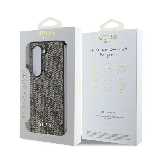 Husa pentru Samsung Galaxy Z Fold6 - Guess Hardcase 4G (GUHCZFD6GF4GBR) - Brown Husa pentru Samsung Galaxy Z Fold6 - Guess Hardcase 4G (GUHCZFD6GF4GBR) - Brown