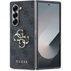 Husa pentru Samsung Galaxy Z Fold6 - Guess Leather 4G Metal Logo (GUHCZFD64GMGGR) - Black Husa pentru Samsung Galaxy Z Fold6 - Guess Leather 4G Metal Logo (GUHCZFD64GMGGR) - Black