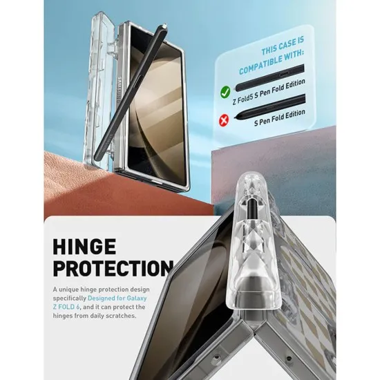 Husa pentru Samsung Galaxy Z Fold6 - I-Blason Cosmo Pro MagSafe - Clear Husa pentru Samsung Galaxy Z Fold6 - I-Blason Cosmo Pro MagSafe - Clear