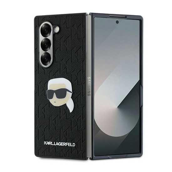 Husa pentru Samsung Galaxy Z Fold6 - Karl Lagerfeld Saffiano (KLHCZFD6PGKSKIHK) - Monogram Head Pin