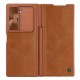 Husa pentru Samsung Galaxy Z Fold6 - Nillkin Qin Pro Leather Case - Brown