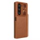 Husa pentru Samsung Galaxy Z Fold6 - Nillkin Qin Pro Leather Case - Brown