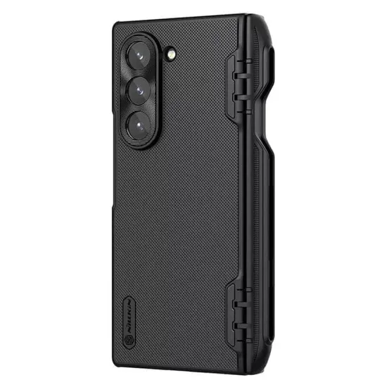 Husa pentru Samsung Galaxy Z Fold6 - Nillkin Super Frosted Shield Magnetic Pen - Black Husa pentru Samsung Galaxy Z Fold6 - Nillkin Super Frosted Shield Magnetic Pen - Black