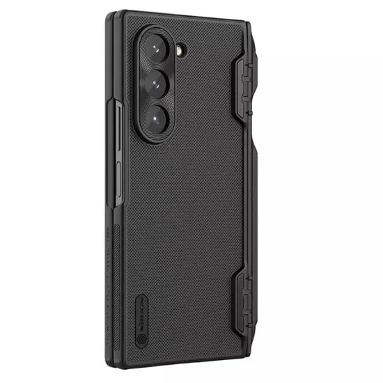 Husa pentru Samsung Galaxy Z Fold6 - Nillkin Super Frosted Shield Magnetic Pen - Black Husa pentru Samsung Galaxy Z Fold6 - Nillkin Super Frosted Shield Magnetic Pen - Black