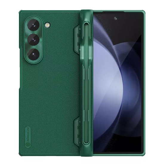 Husa pentru Samsung Galaxy Z Fold6 - Nillkin Super Frosted Shield Pen - Deep Green