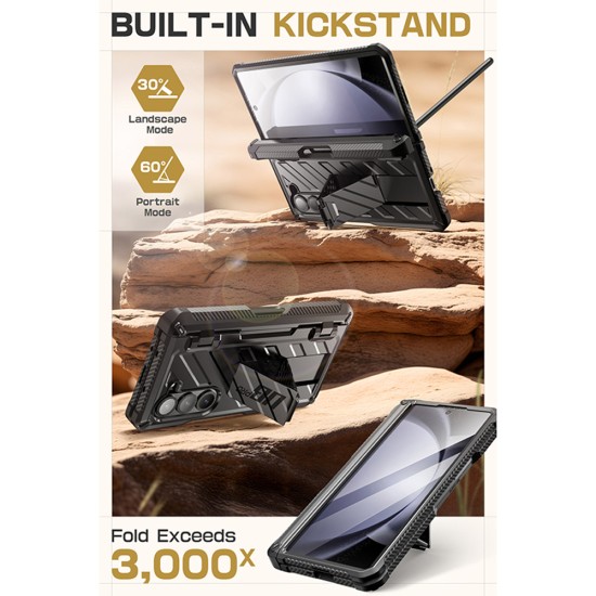 Husa pentru Samsung Galaxy Z Fold6 - Supcase Unicorn Beetle Pro - Black