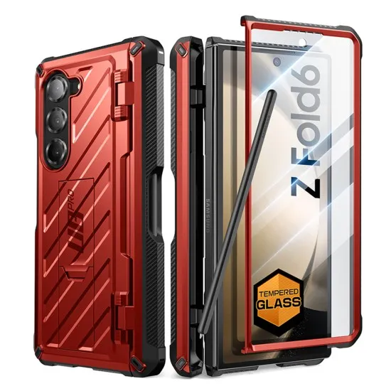 Husa pentru Samsung Galaxy Z Fold6 - Supcase Unicorn Beetle Pro - Ruddy Husa pentru Samsung Galaxy Z Fold6 - Supcase Unicorn Beetle Pro - Ruddy