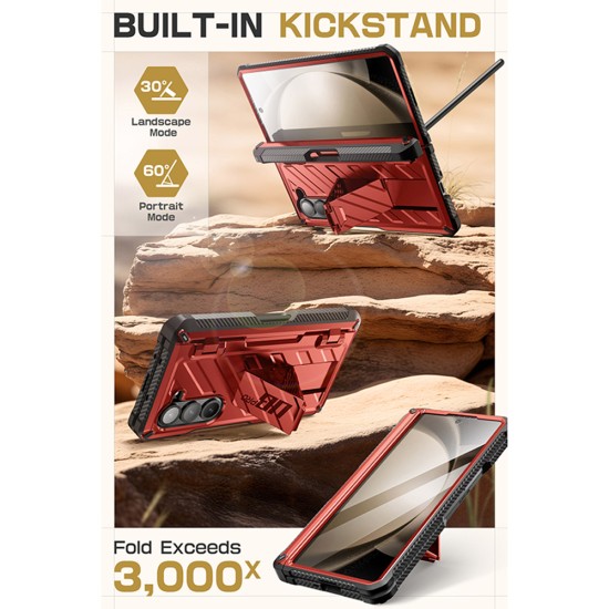 Husa pentru Samsung Galaxy Z Fold6 - Supcase Unicorn Beetle Pro - Ruddy